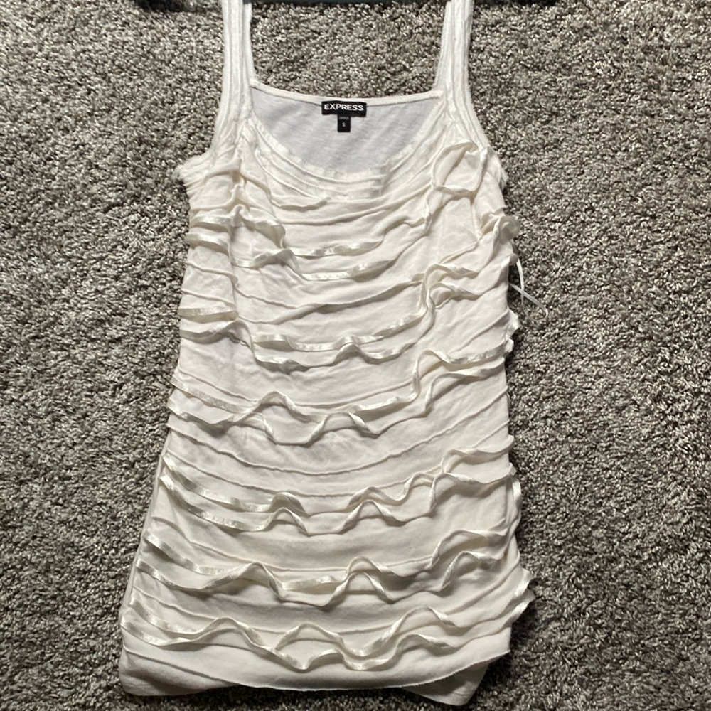 Express vintage ruffle top